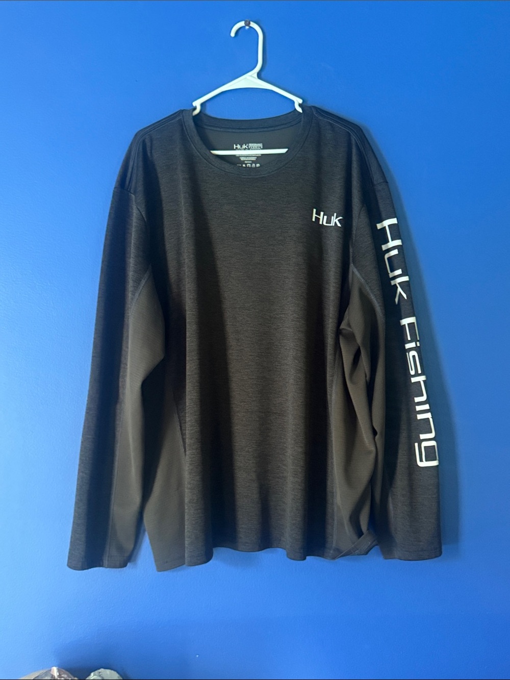 Huk Performance Long Sleeve Shirt - Black